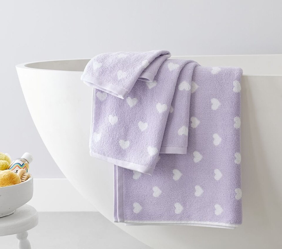 Heart Bath Towel Collection Pottery Barn Kids Australia